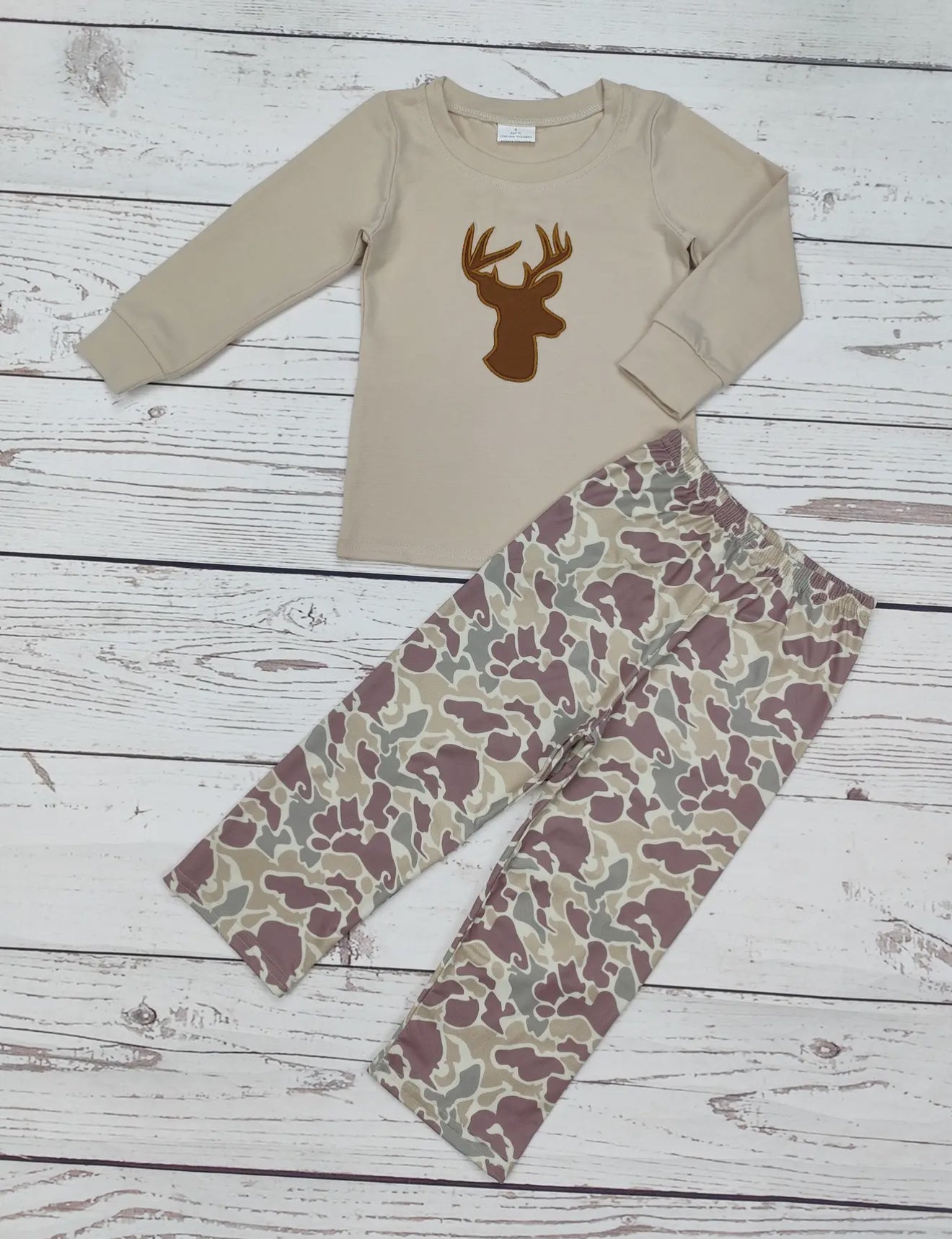 Deer Camo Pant Set