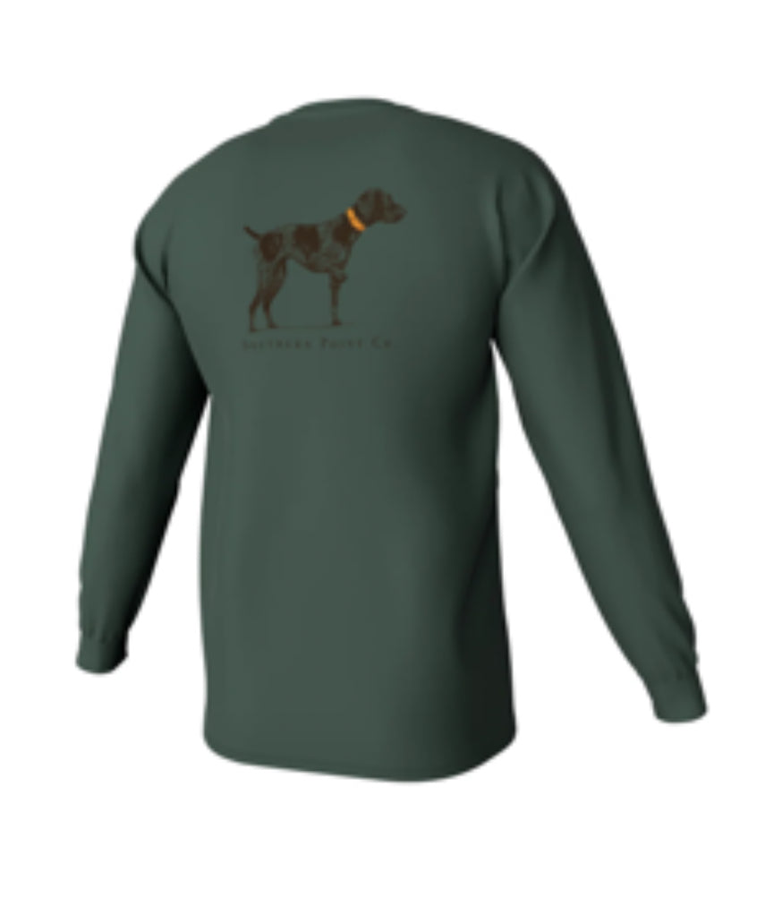 Youth Greyton Detail Long Sleeve Pocket Tee