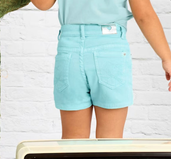 Blue Twill Shorts