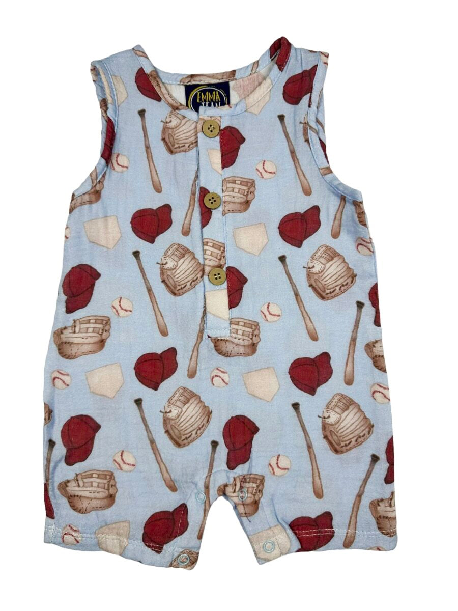 Baseball Romper