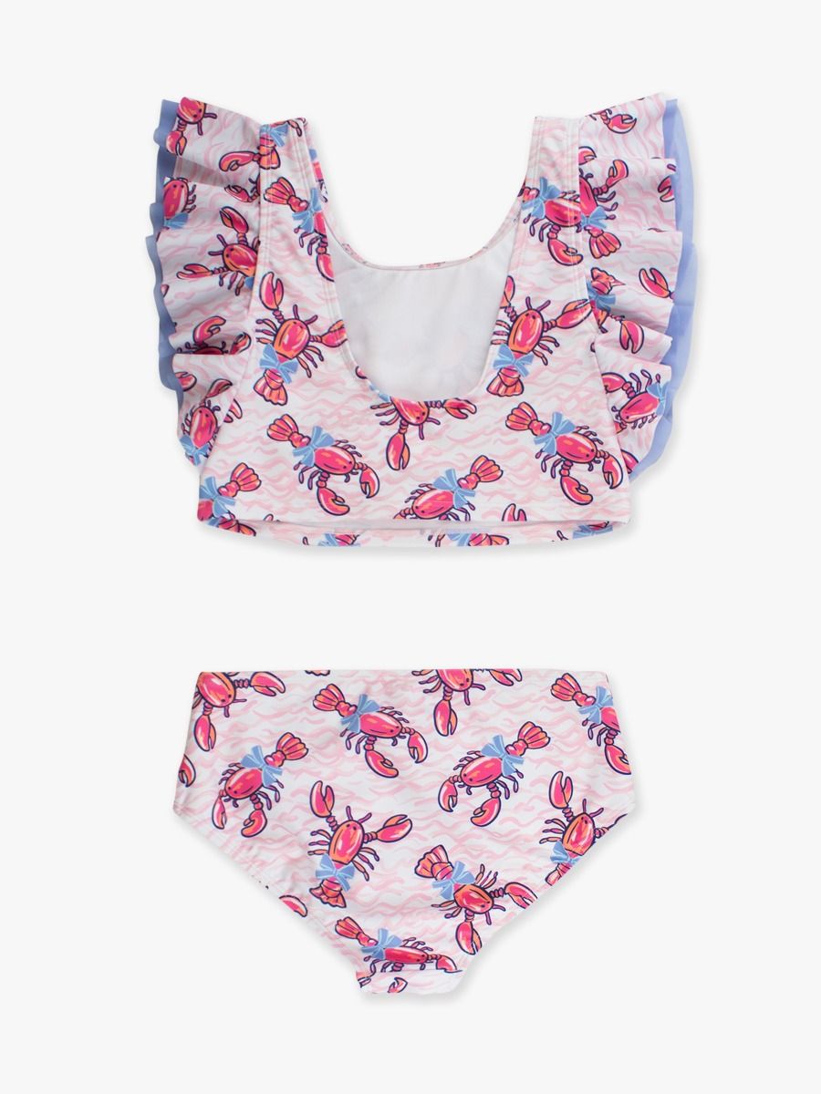 Pink Lobster Lagoon Butterfly Tankini