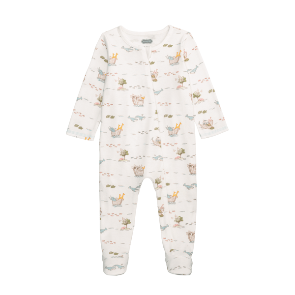 Noah’s Ark Zipper Footie