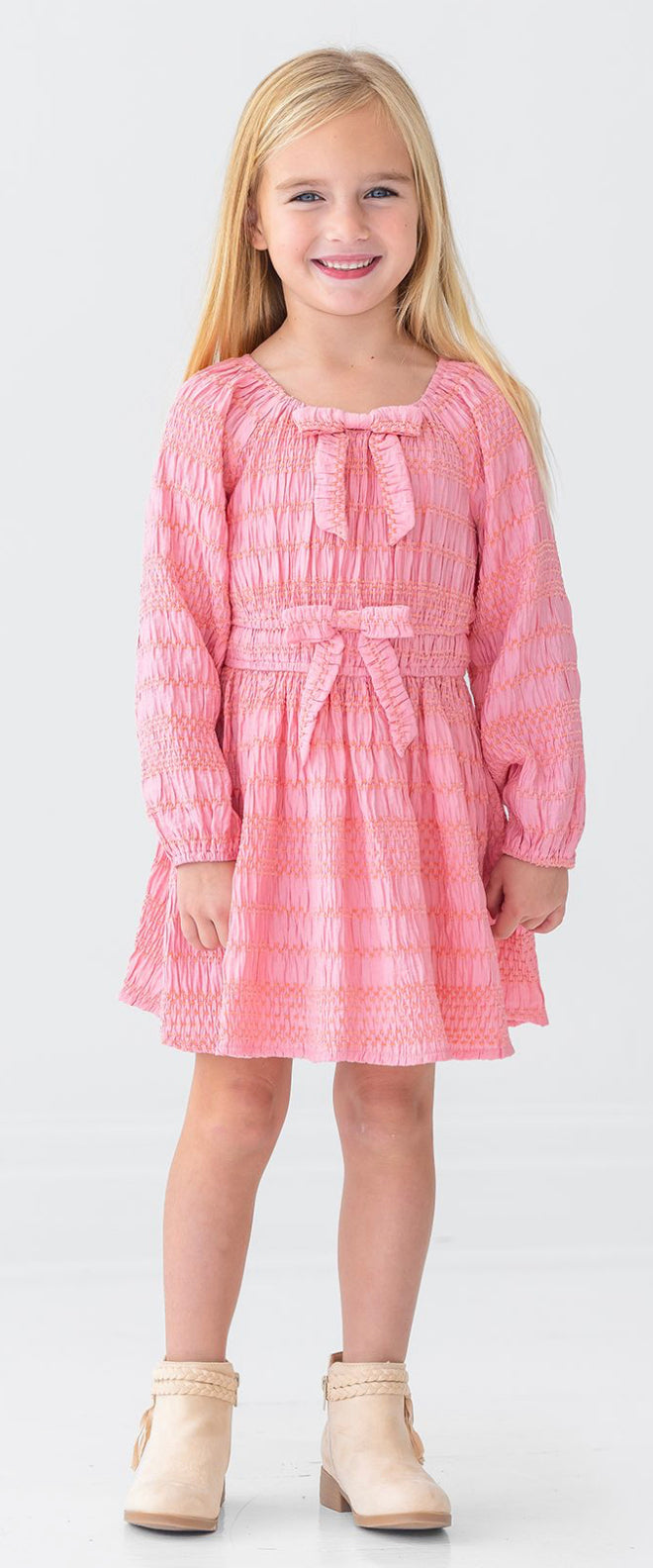 Watermelon Lemonade Bow Dress