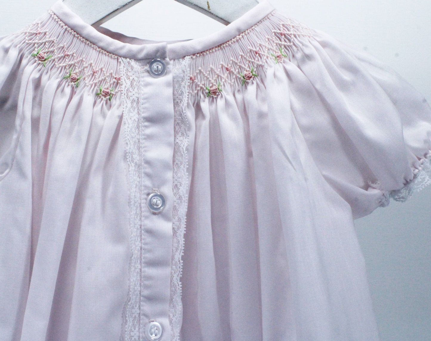 Pink Geometric Flowers Sophia Dress Classic