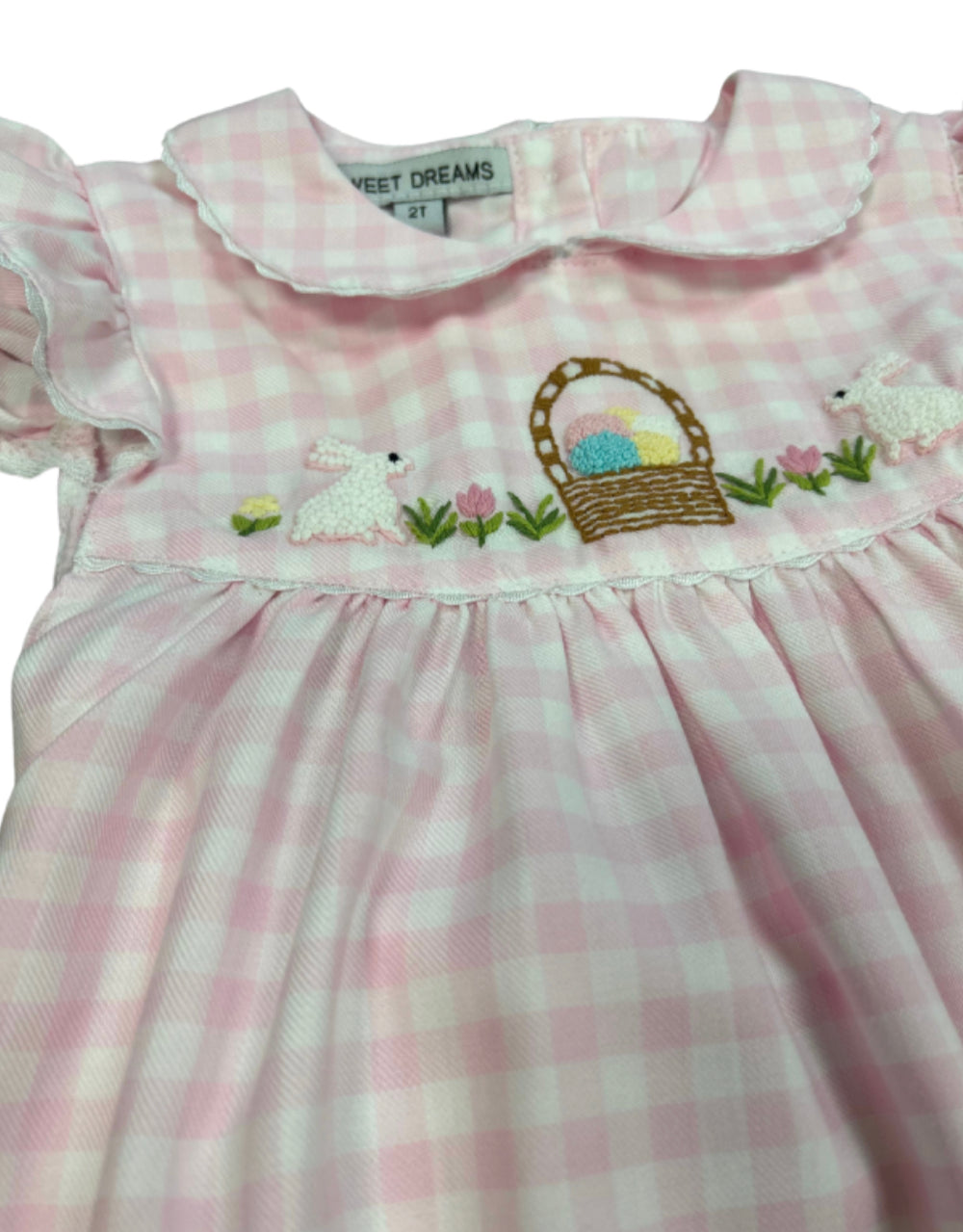 Easter Pink Gingham Bubble