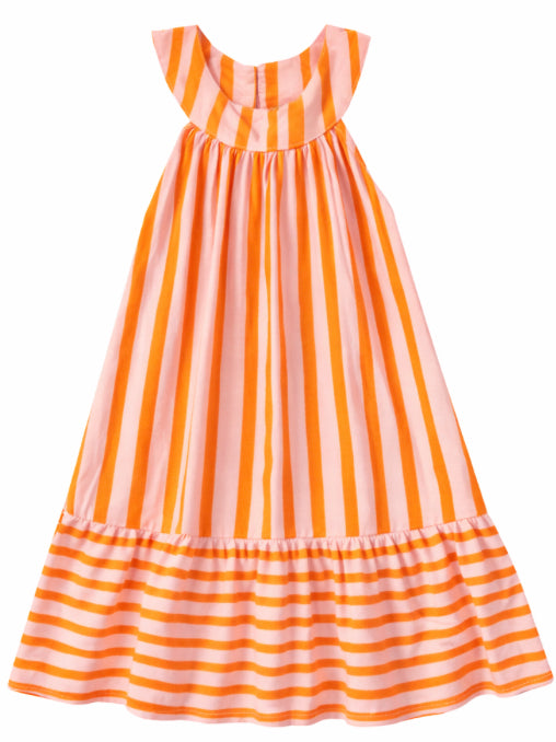 Emerson Coral Stripe Dress