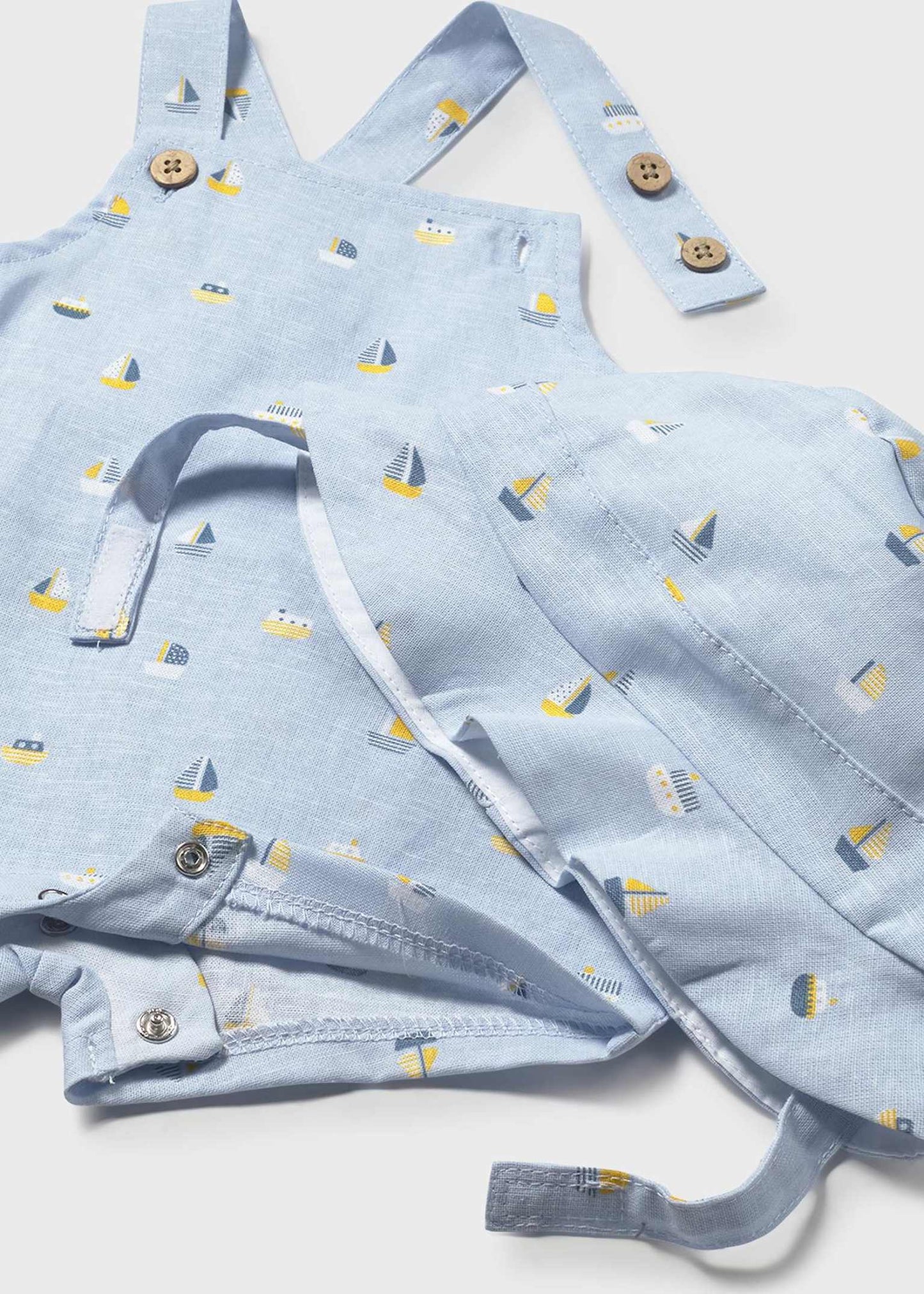 Boy Printed Overall with Hat
