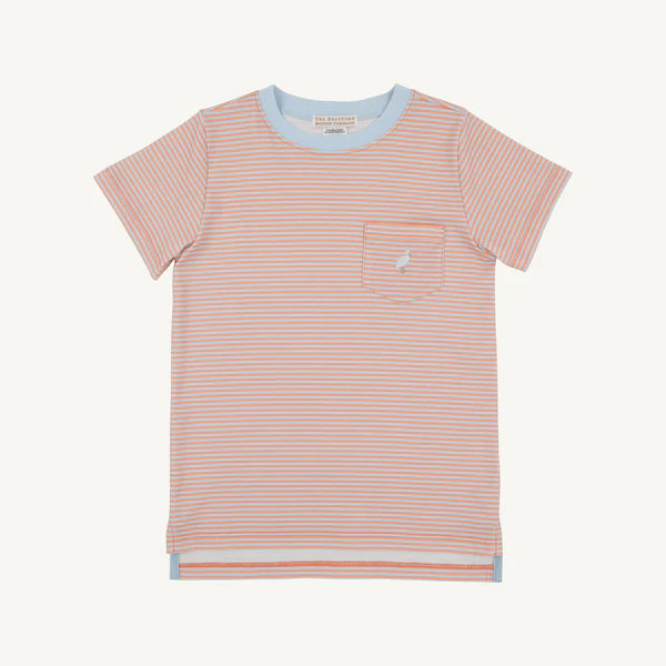 Carter Crewneck Seashore Sherbet & Buckhead Blue