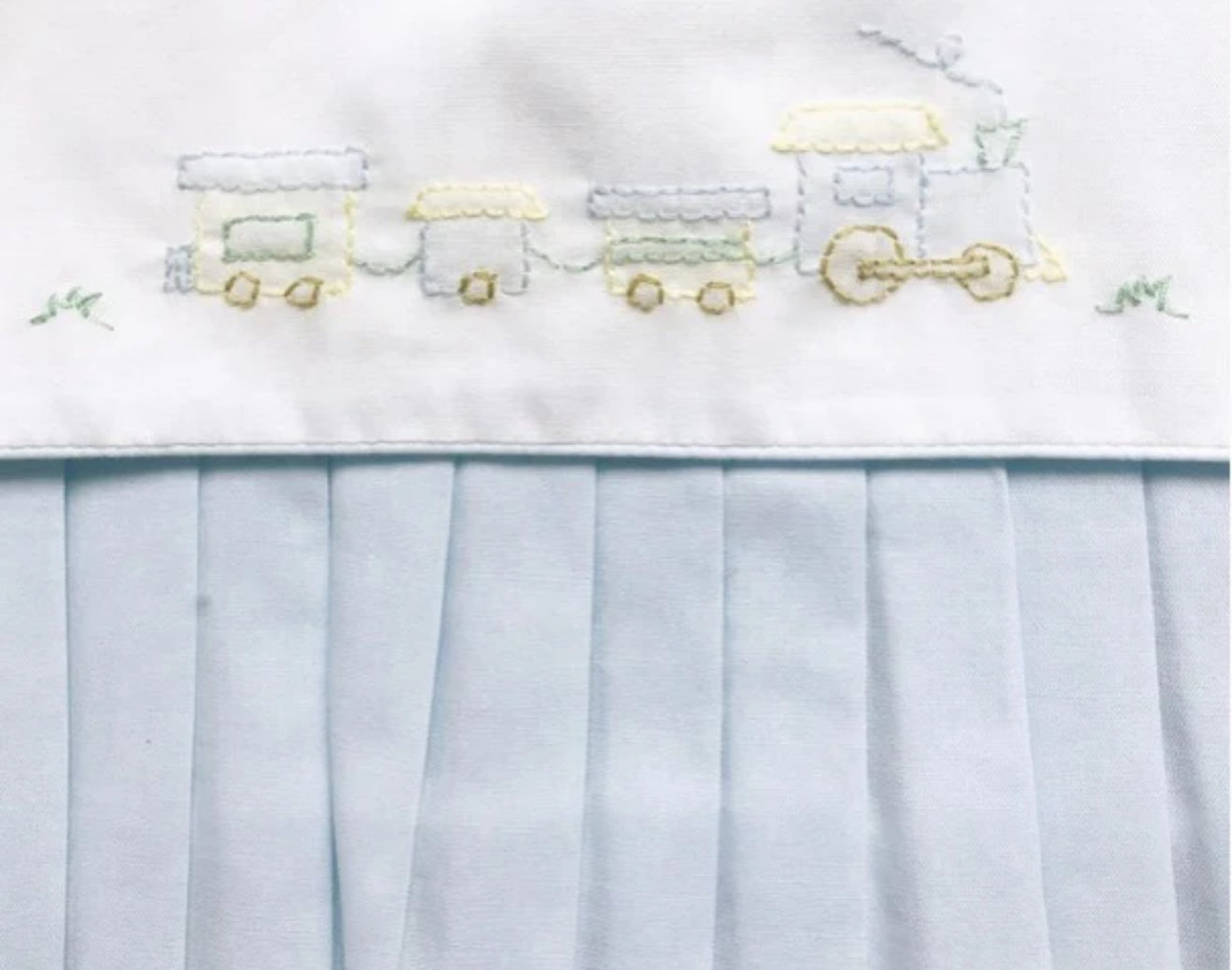 Train Embroidery Bubble