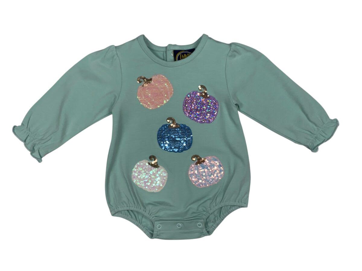 Sequin Patch Pumpkin Bubble