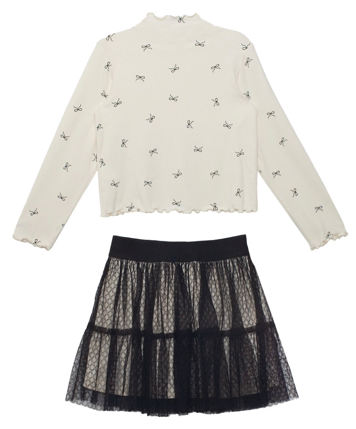 Bow Chic 2pc Skirt Set