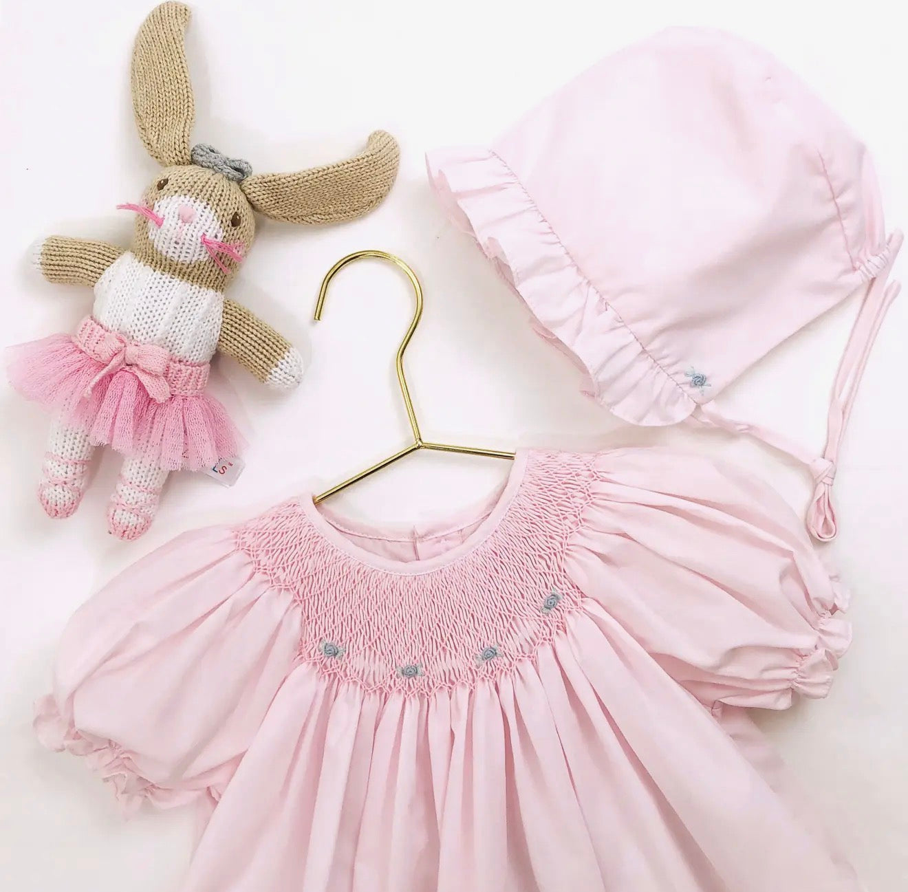 Smocked Daygown Pink