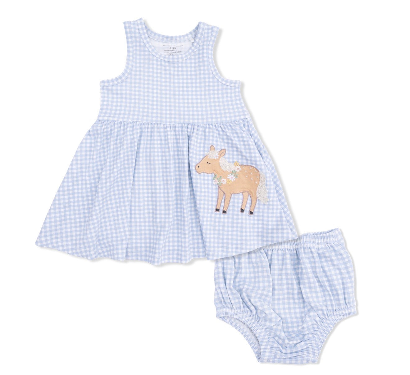 Cute Farm Animals Dress With Bloomers