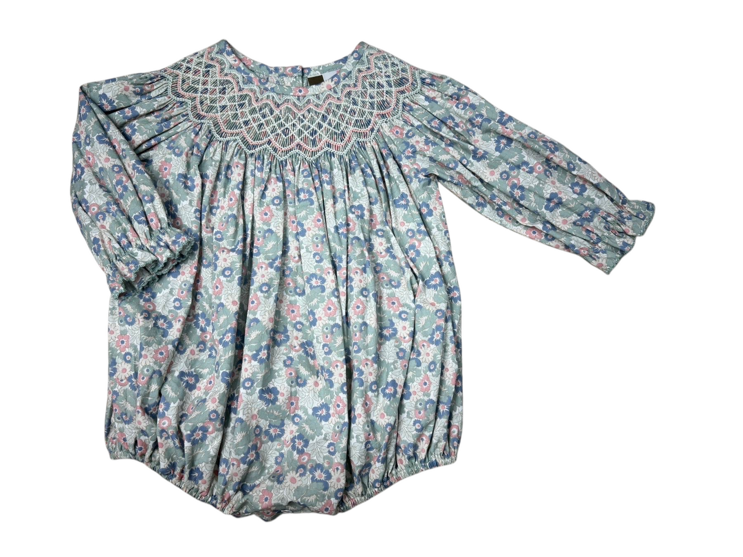 Garden Tales Smocked Floral Bubble
