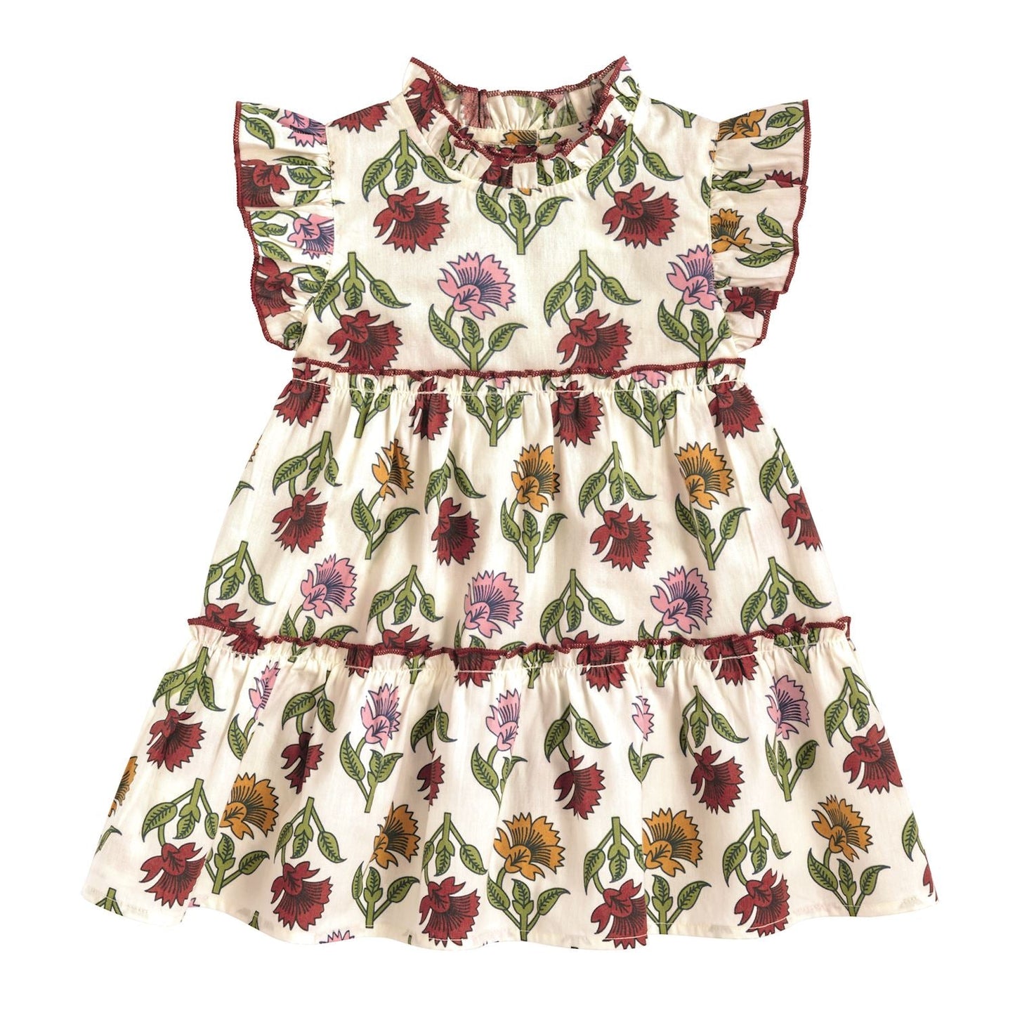 Harvest Midi Ruffle Dress