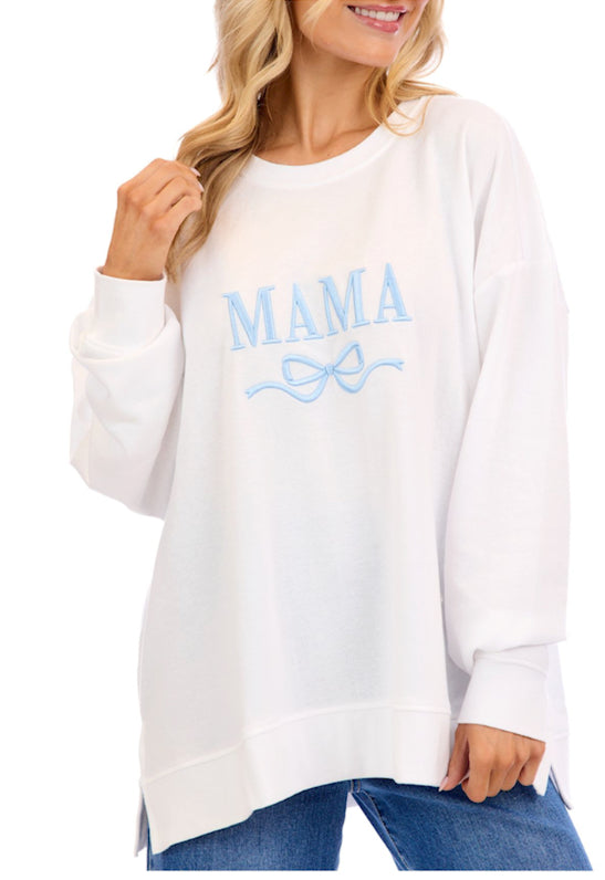 Mama Embroidered Sweatshirt