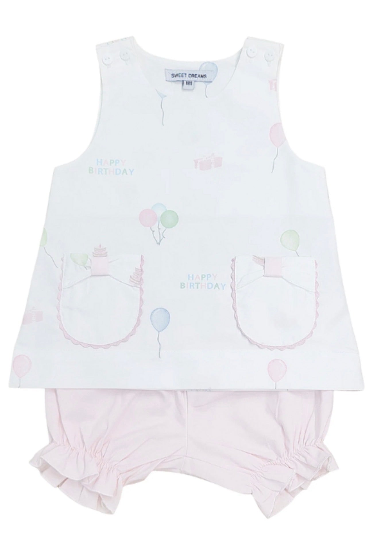 Sweet Dreams Happy Birthday Bloomer Set