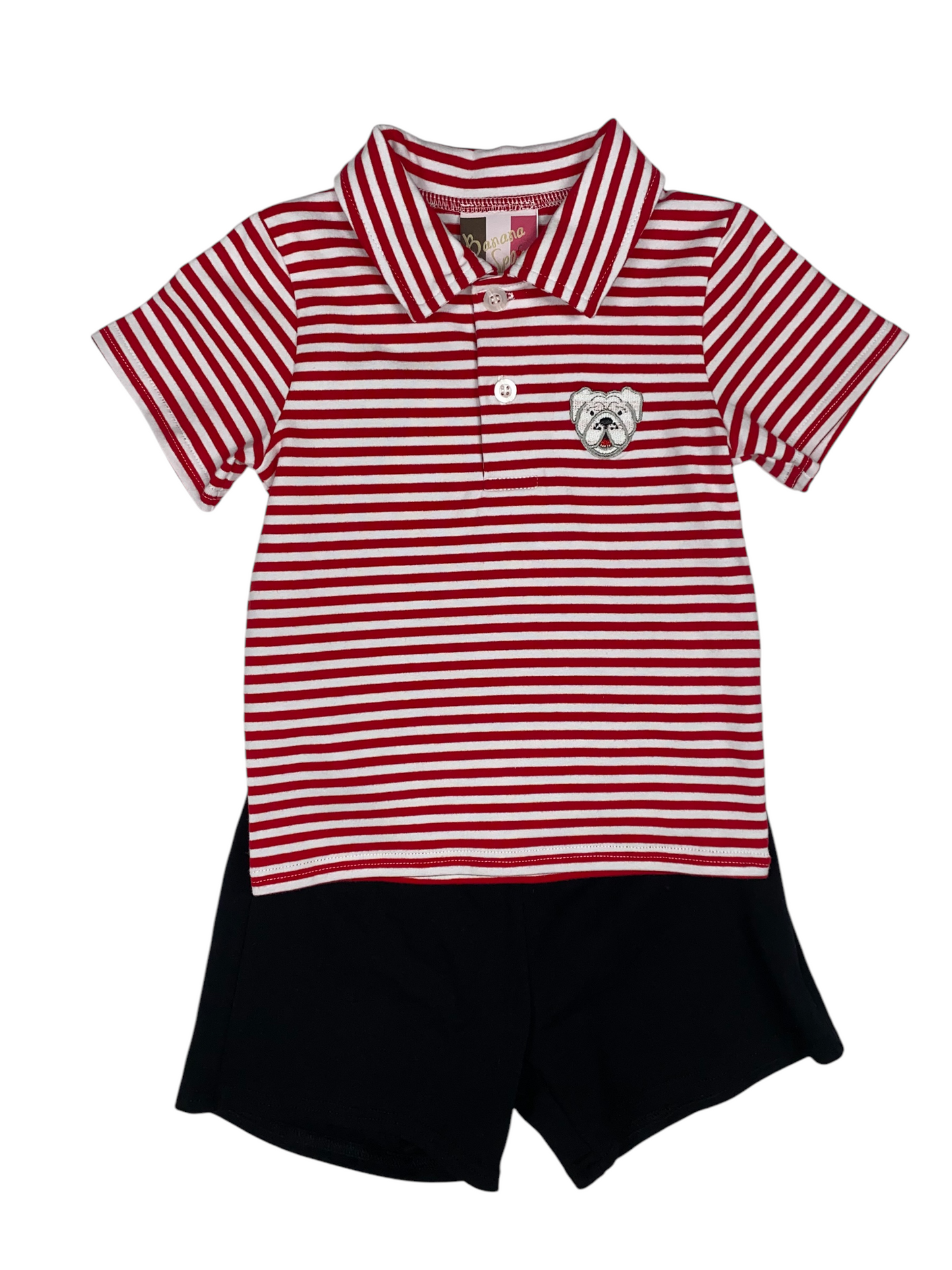 Georgia Bulldog Polo Short Set