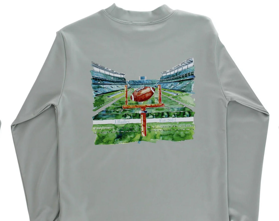 Long Sleeve Performance Football on Sage