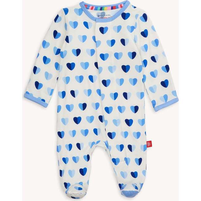 Blue XOXO Modal Magnetic Footie