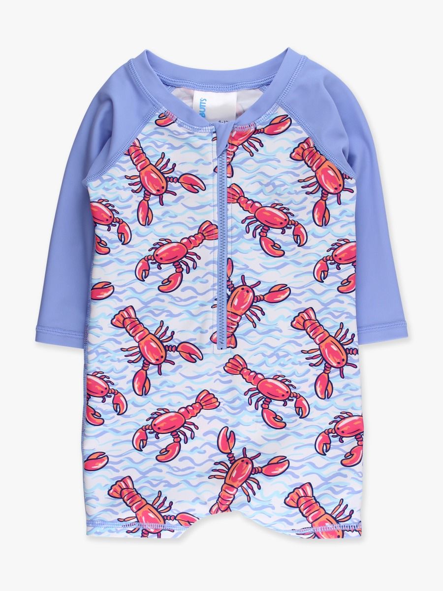 Boys Blue Lagoon Long Sleeve Rash Guard