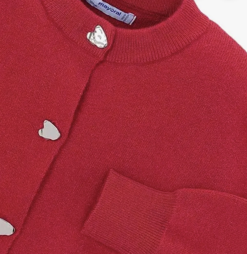 Red Cardigan Sweater