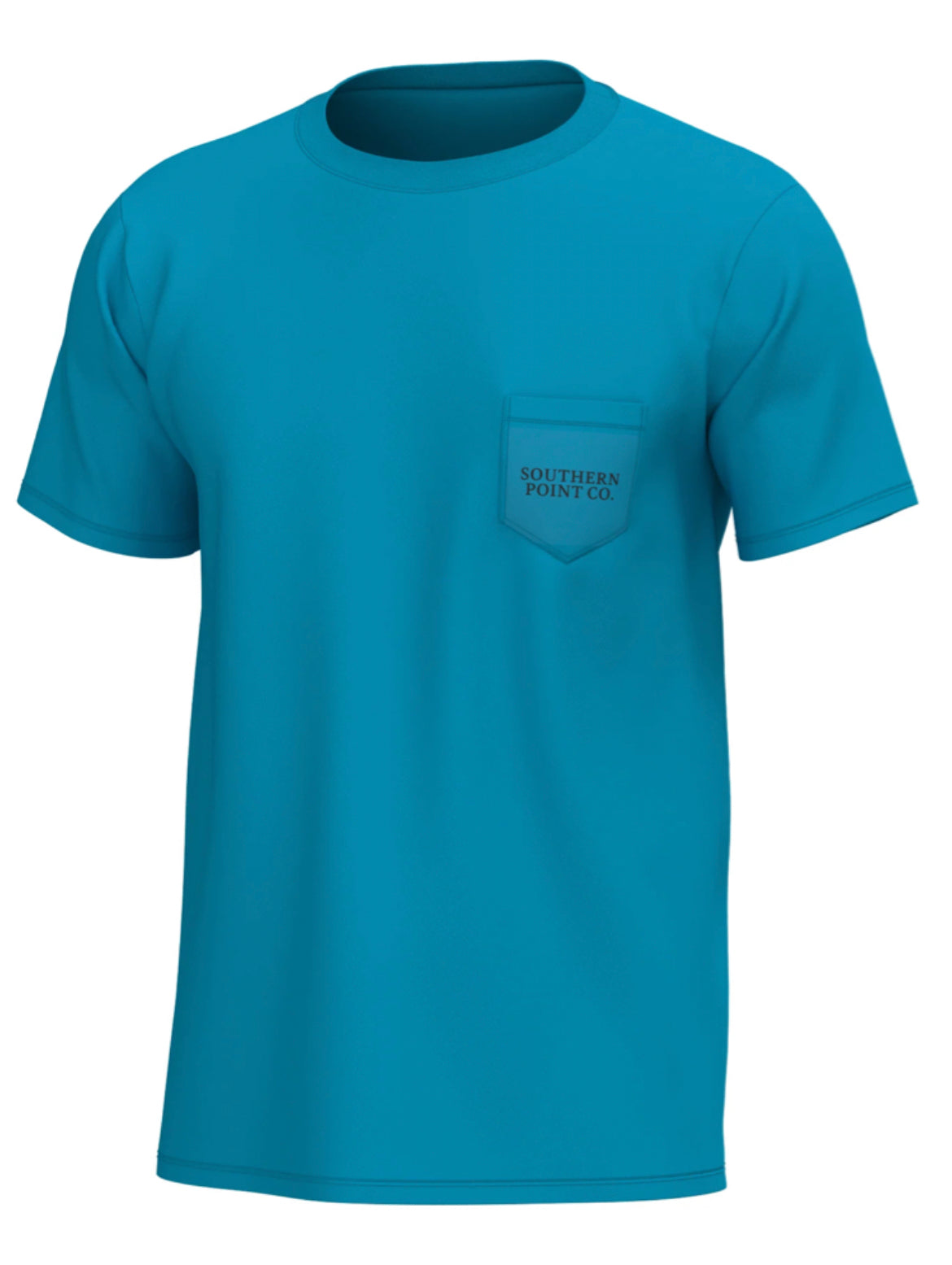 Southern Point Youth Tee Hawaiian Blue With Golf Cart