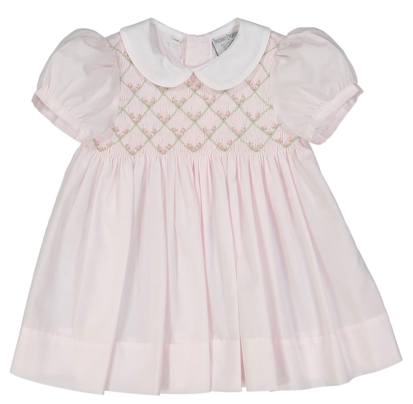 Rosebud Diamond Smocked Dress