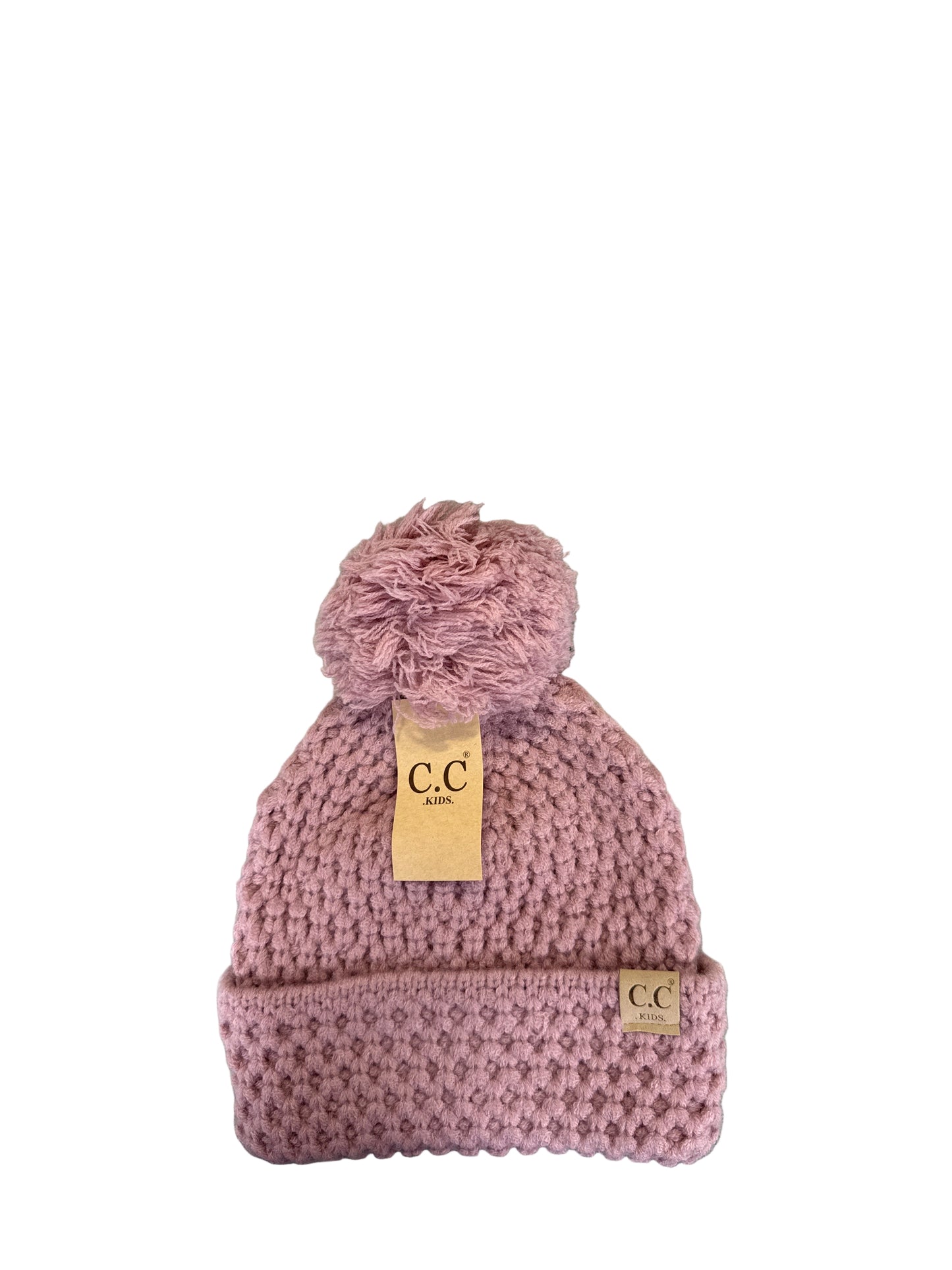 Kids Bee Stitch Knit Pom