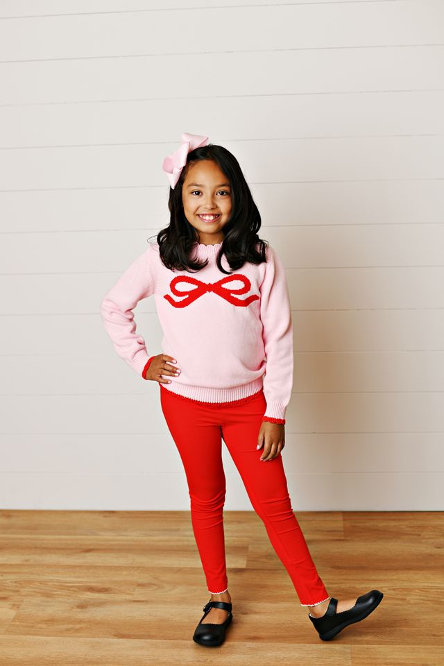 Red Bow Sweater