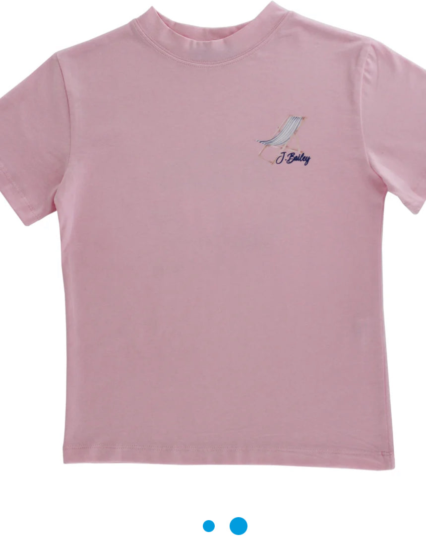 S/S Logo Tee- Beach Chair On Sorbet