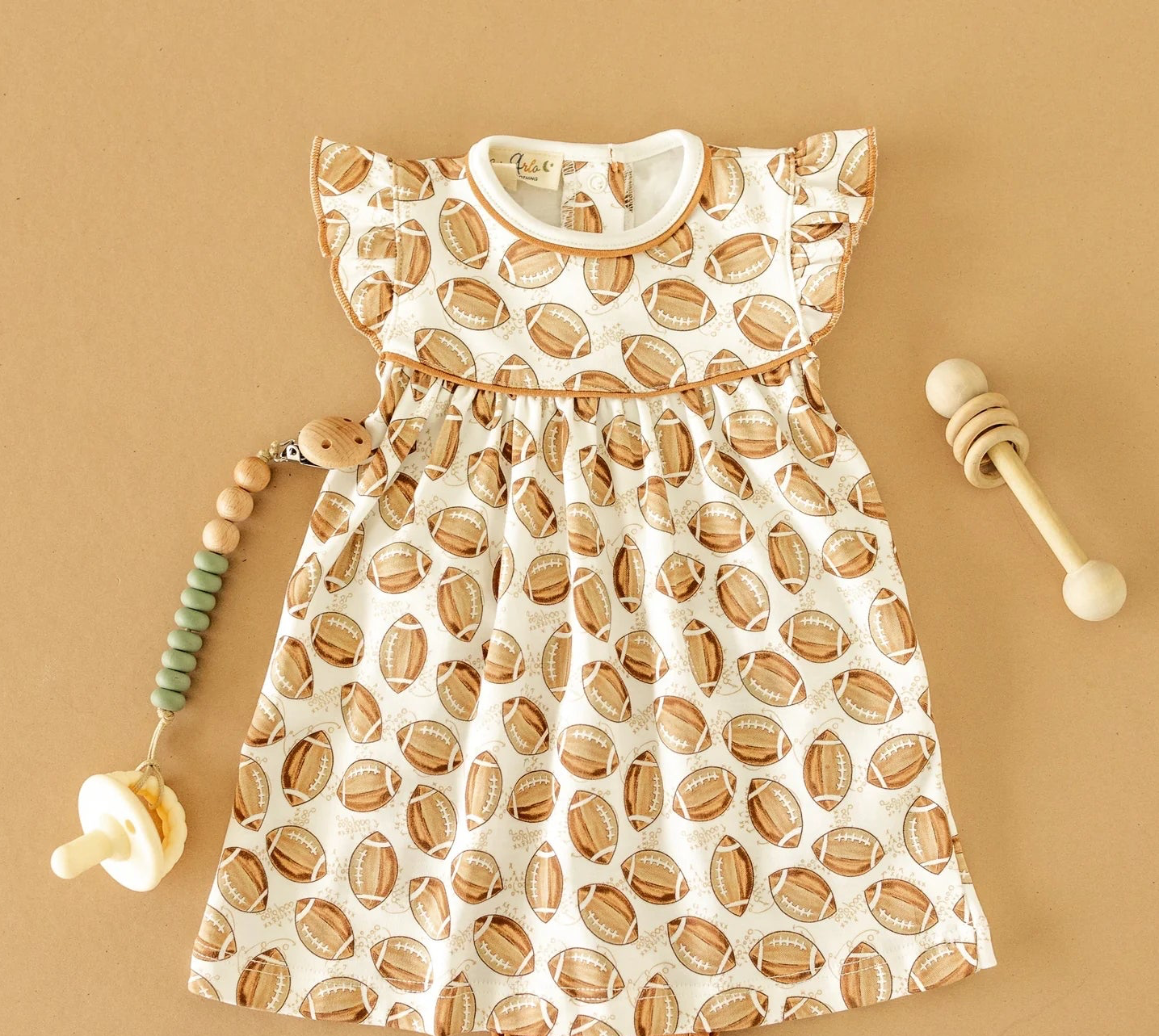 Little Champs Football Print Dress