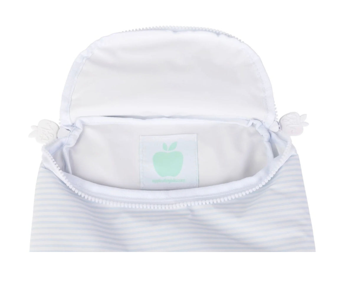 Blue Stripe Bottle Bag