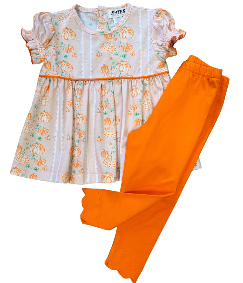 Pumpkin Girl Legging Set