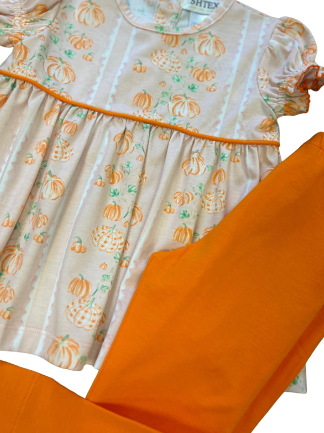 Pumpkin Girl Legging Set