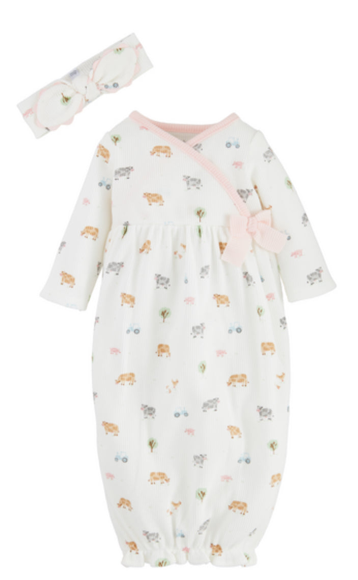 Girl Farm Print Take Me Home Gown