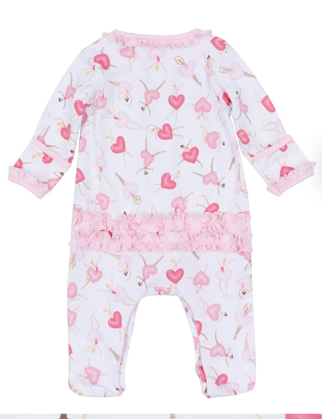 Dancing Hearts Footie