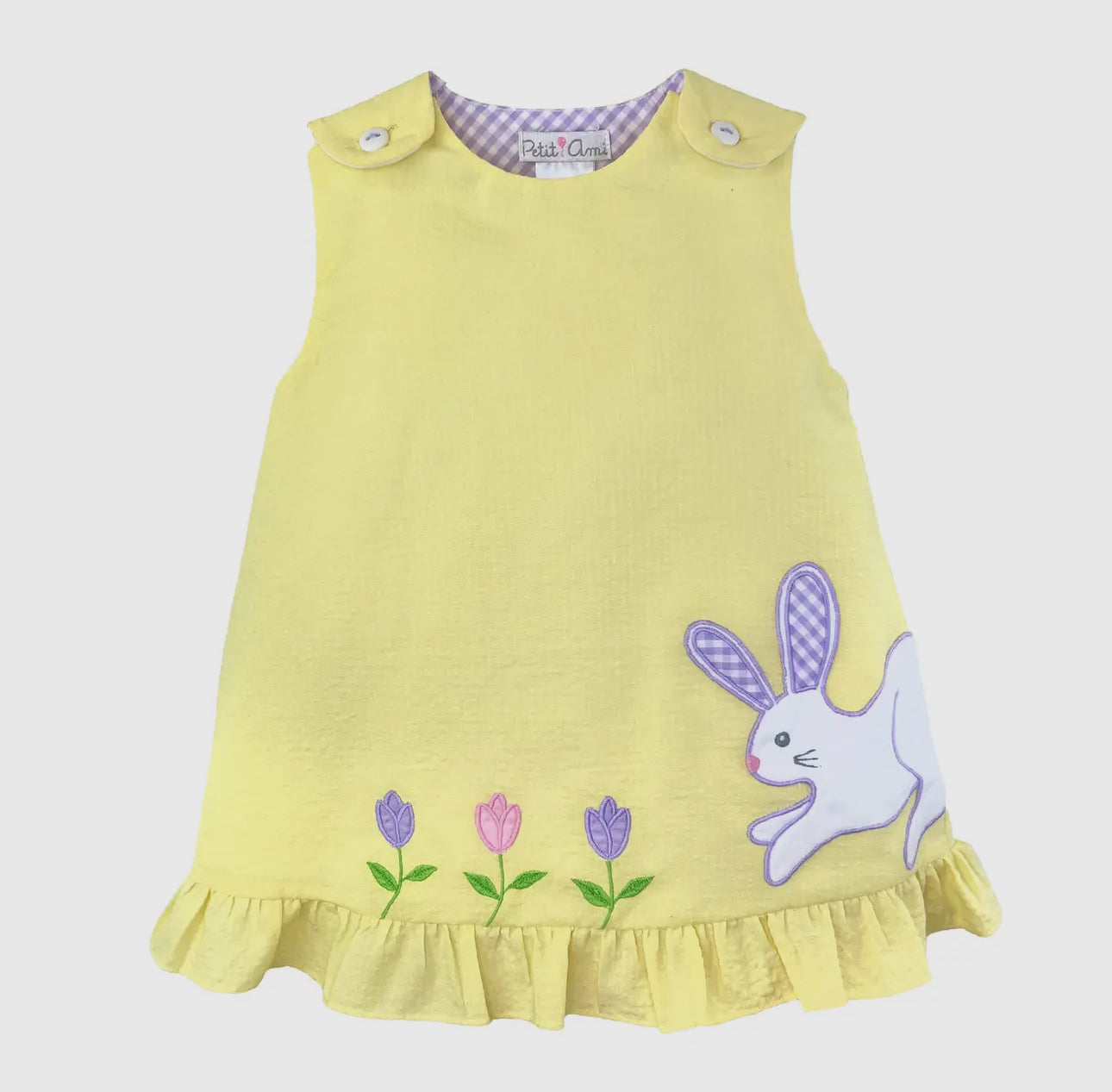 Yellow Ruffle Bunny Dress