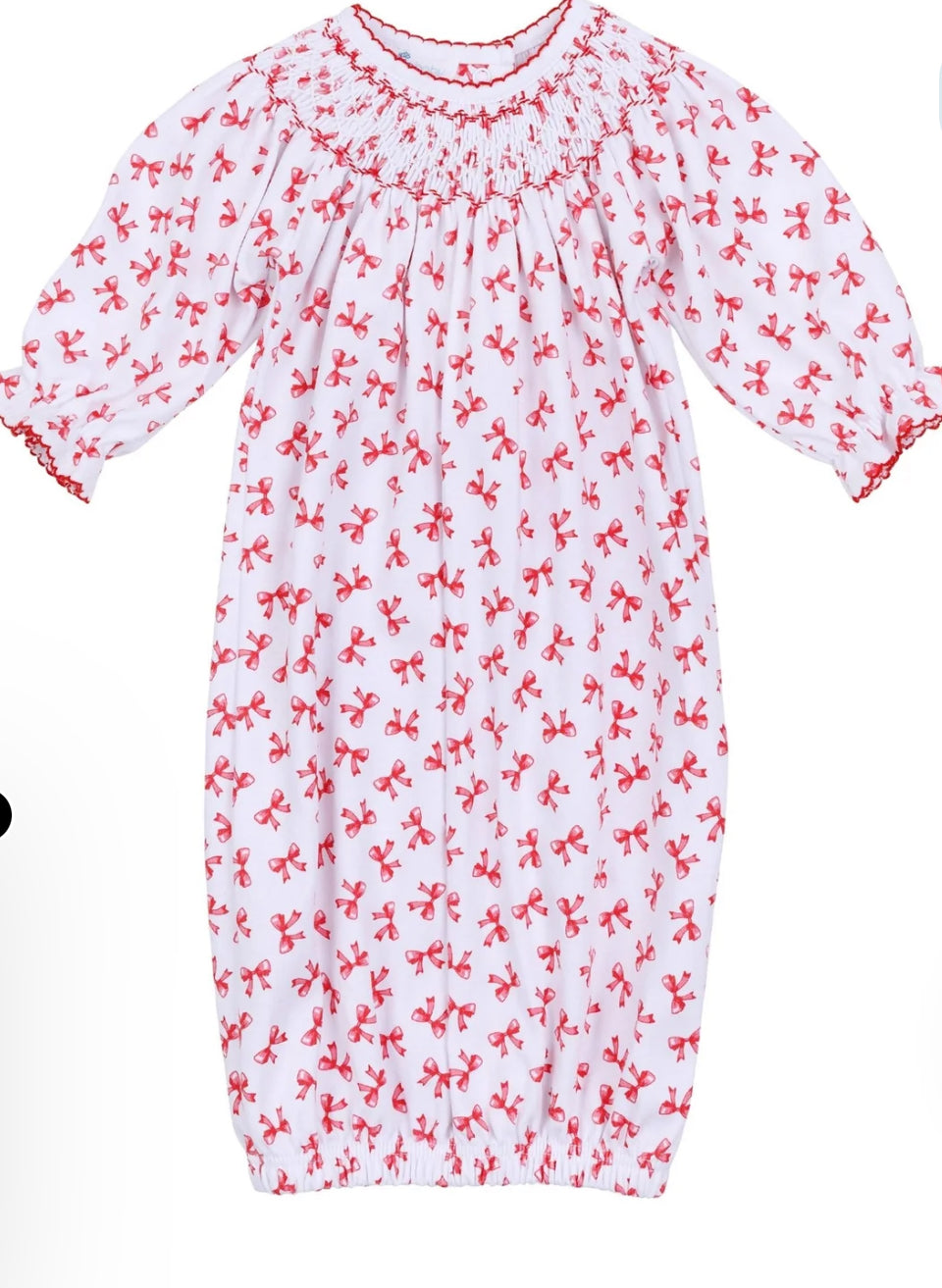 Scarlett Bows Embroidered Gown