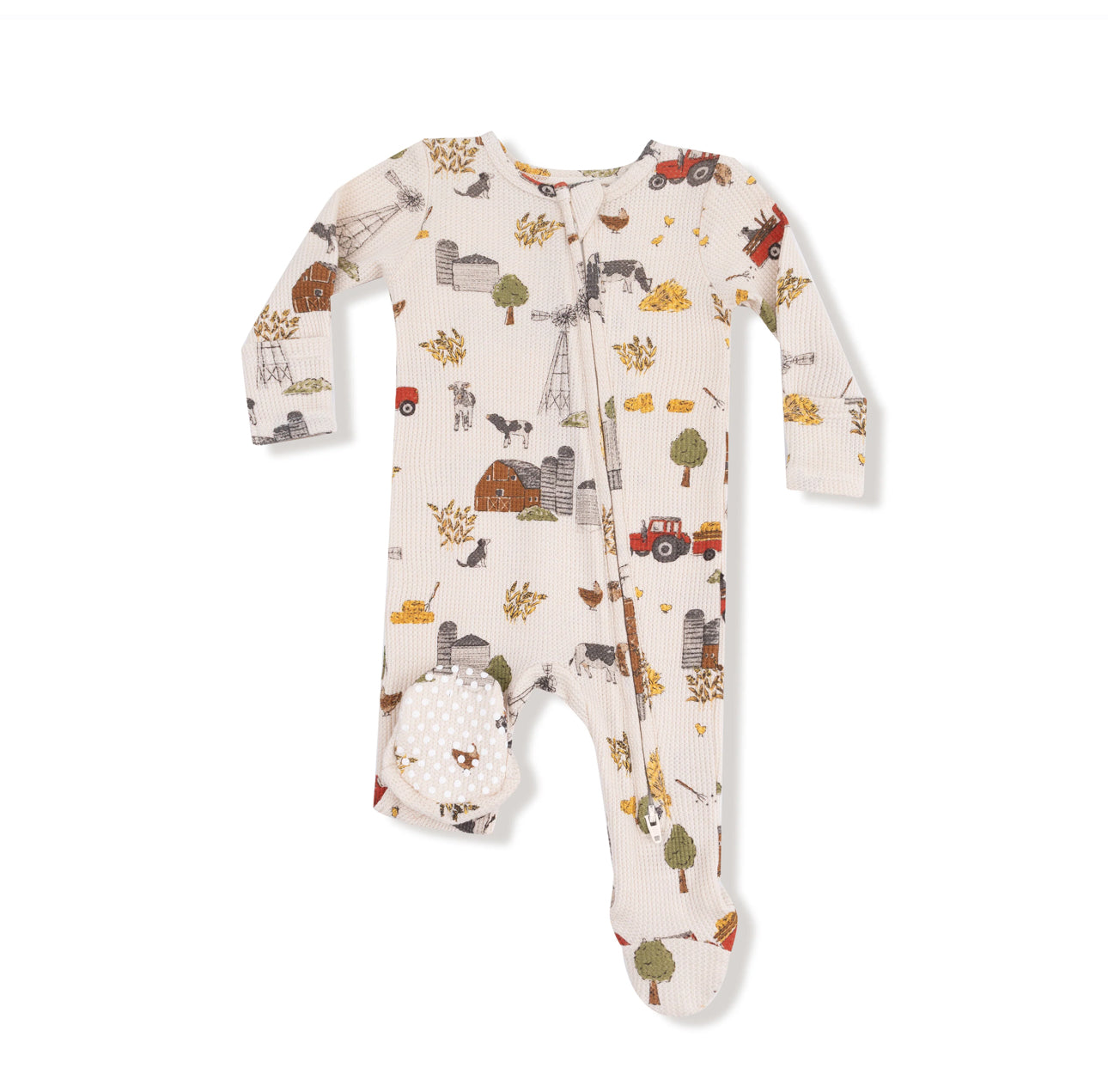 Hay Farmer 2 Way Zipper Footie
