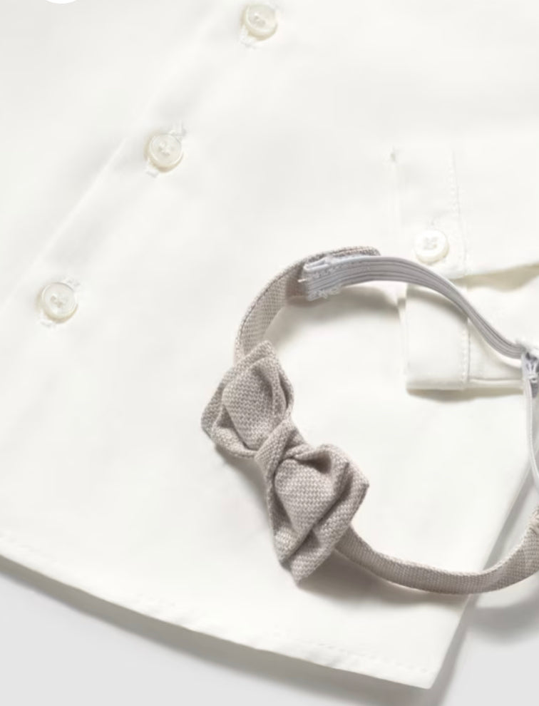Button Up with Bowtie