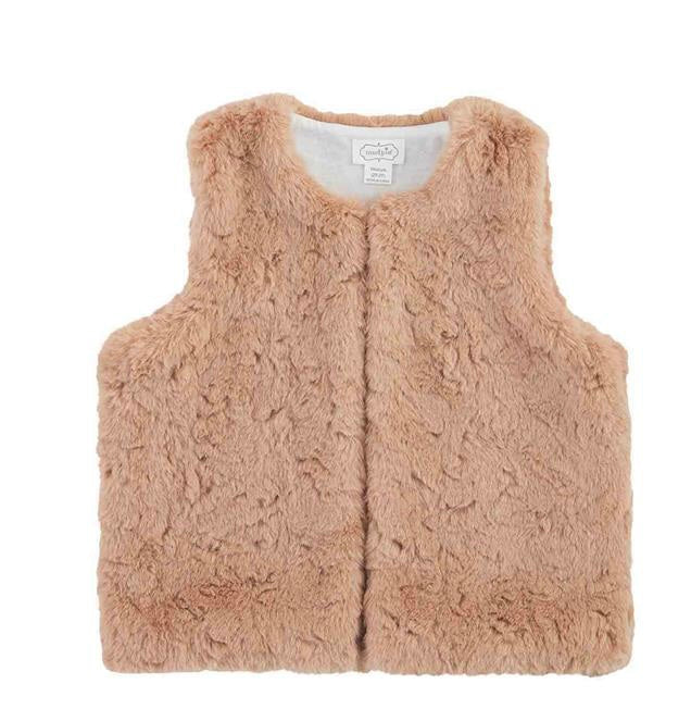 Taupe Fur Vest