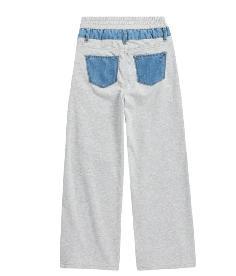 Tractr Stretch Denim Front Pant