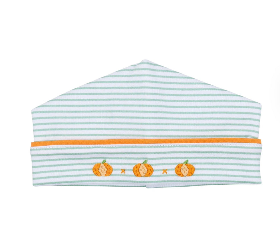 Lil Pumpkin Newborn Embroidered Hat