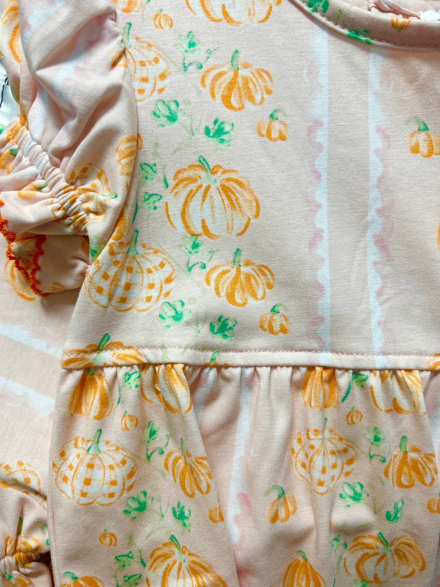 Pumpkin Girl Romper