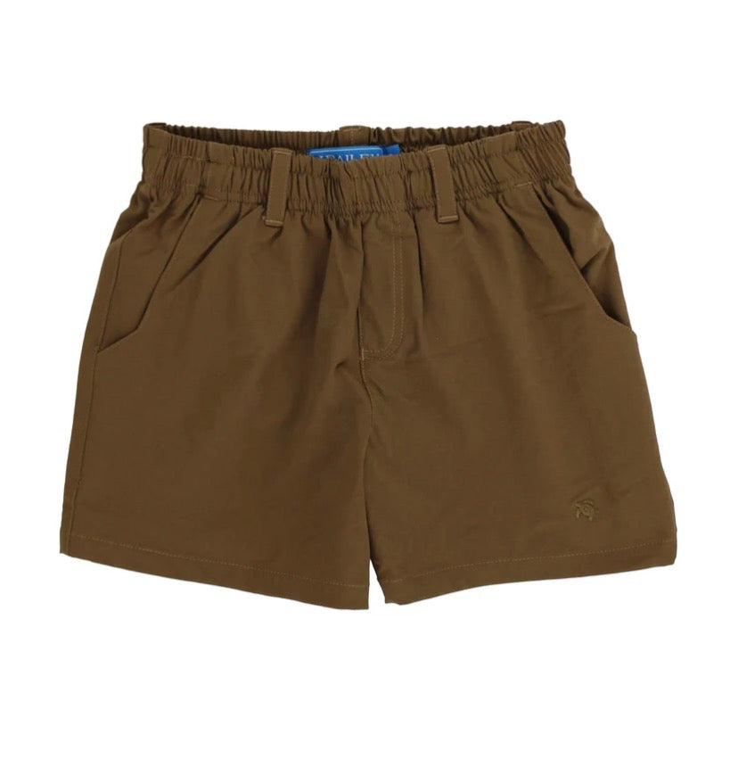 Printed Performance Short, Bark
