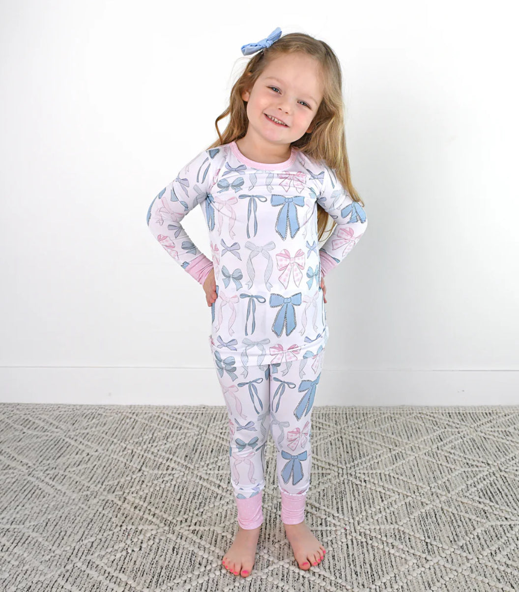 Samantha Bows 2 Piece Loungewear Set