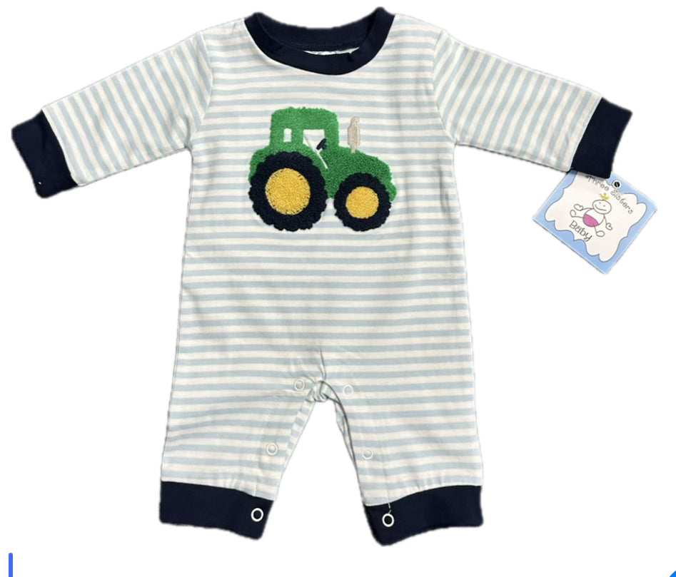 Tractor Boys Romper