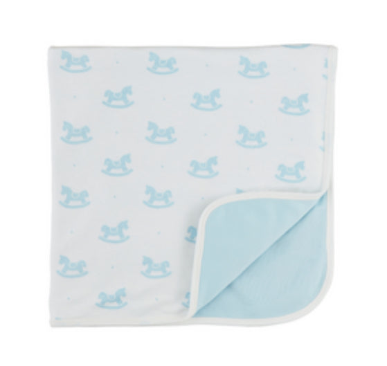 Rocking Horse Baby Arrival Blanket