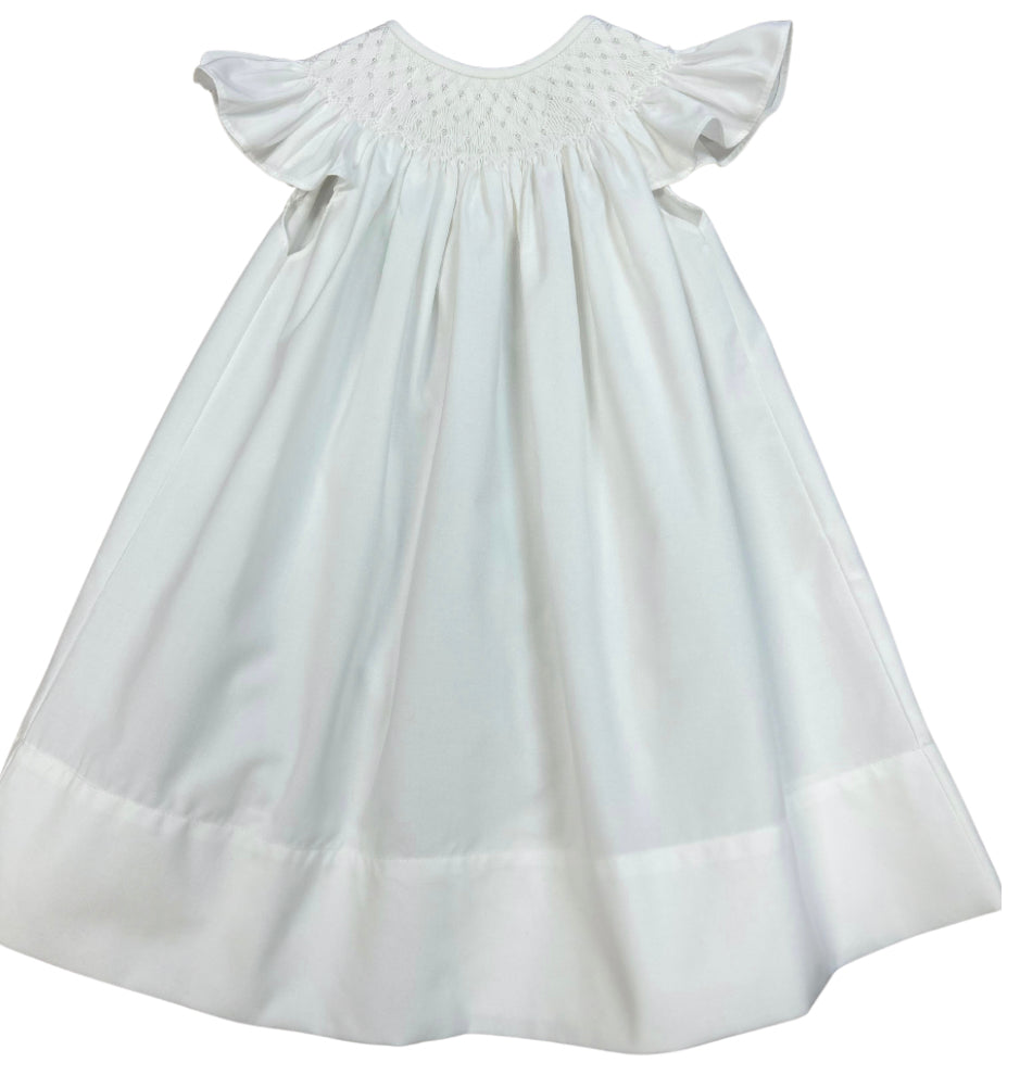 Solid Pearl Smocked Dresses